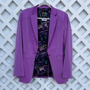 Disney Purple Blazer with Ursula Lining